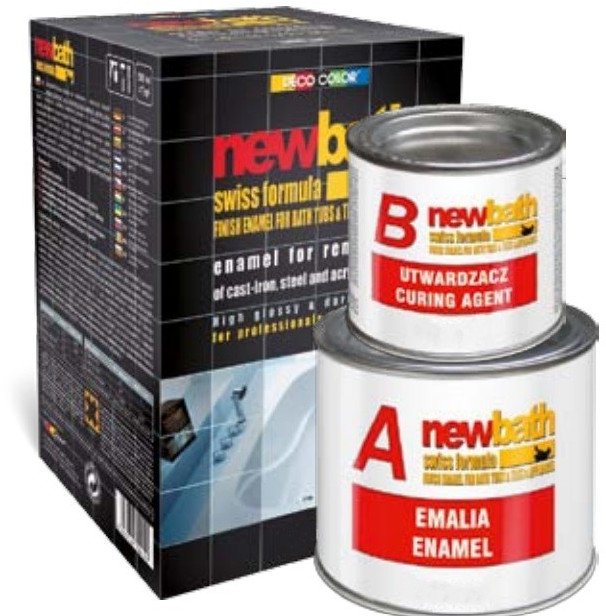 Preparat do renowacji wanien profesjonalny New Bath Swiss Formula