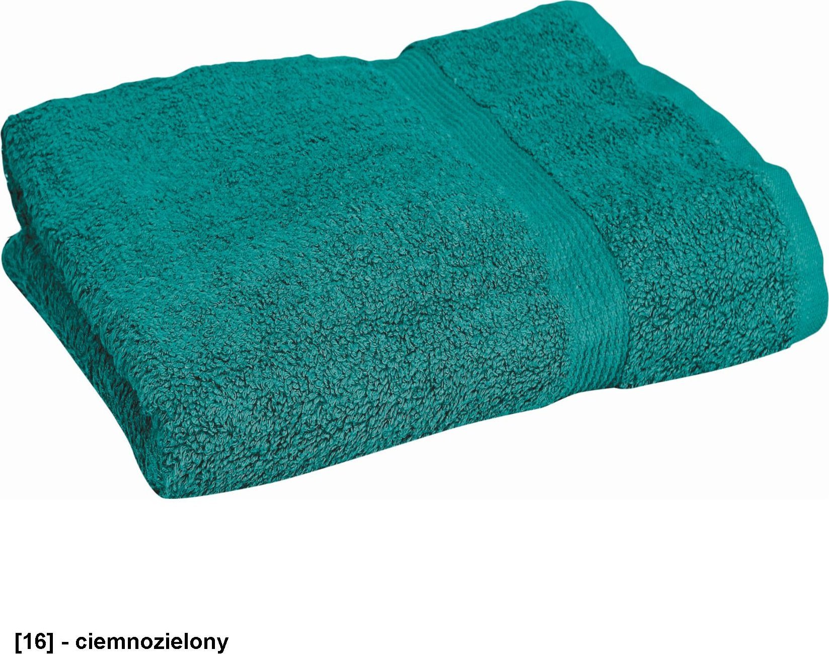 CERVA RĘCZNIKI 70X140 CM - ręcznik - ciemnozielony