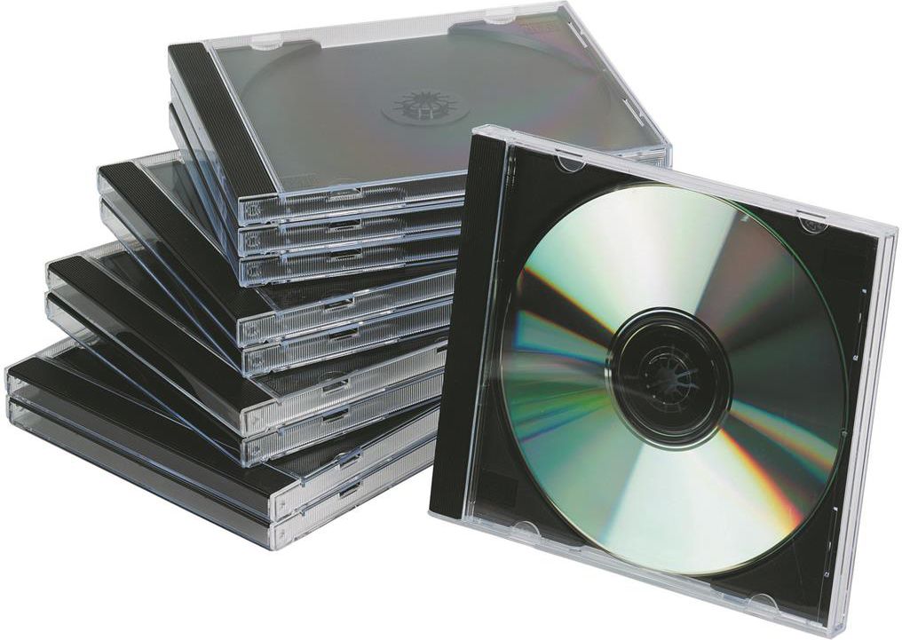 CD/DVD Q-CONNECT, standard, 10szt., przeźroczyste (5706002022099)