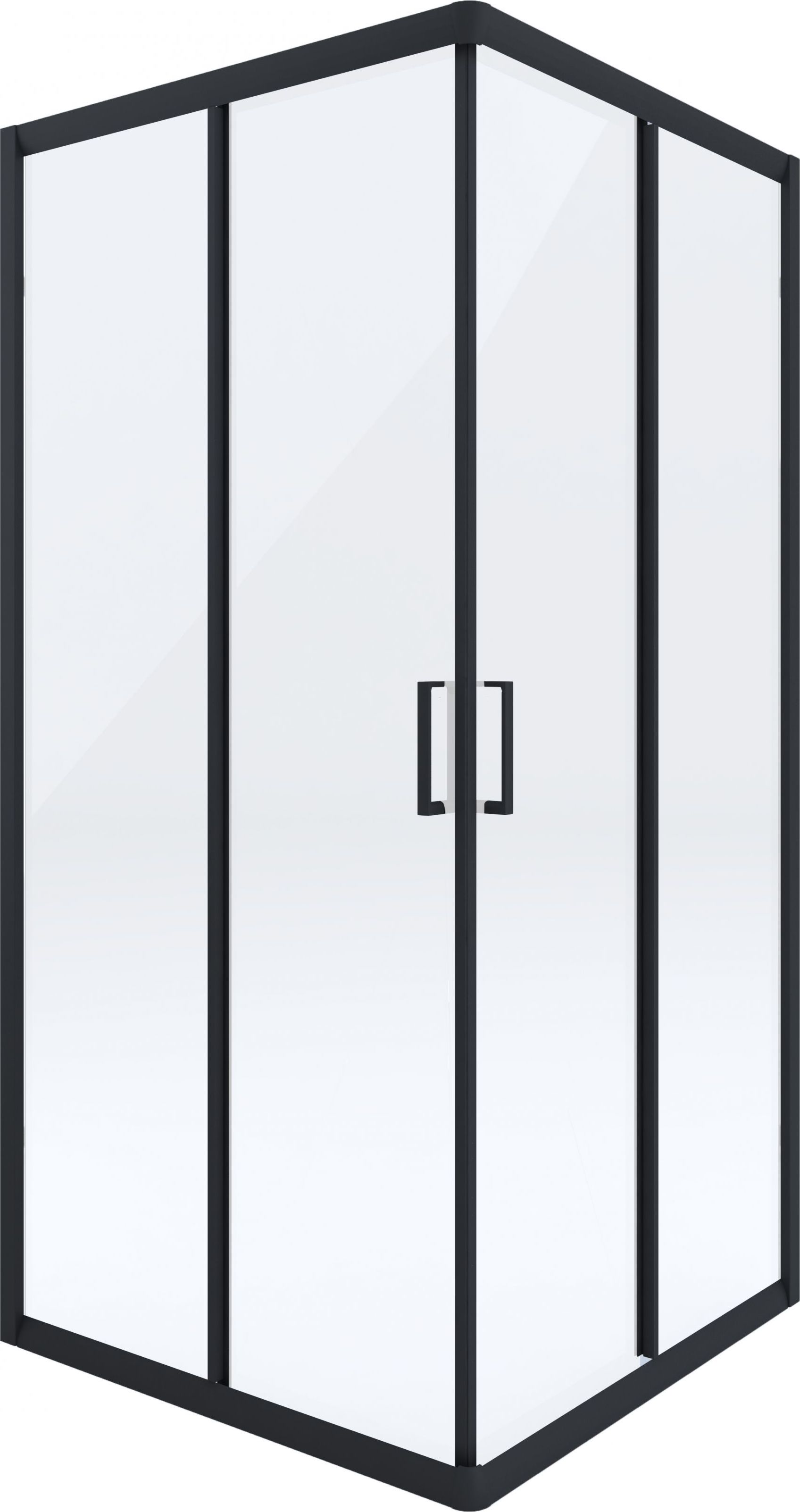 Deante kabina Funkia kwadratowa 80x80x185 Nero (KYC_N42K)