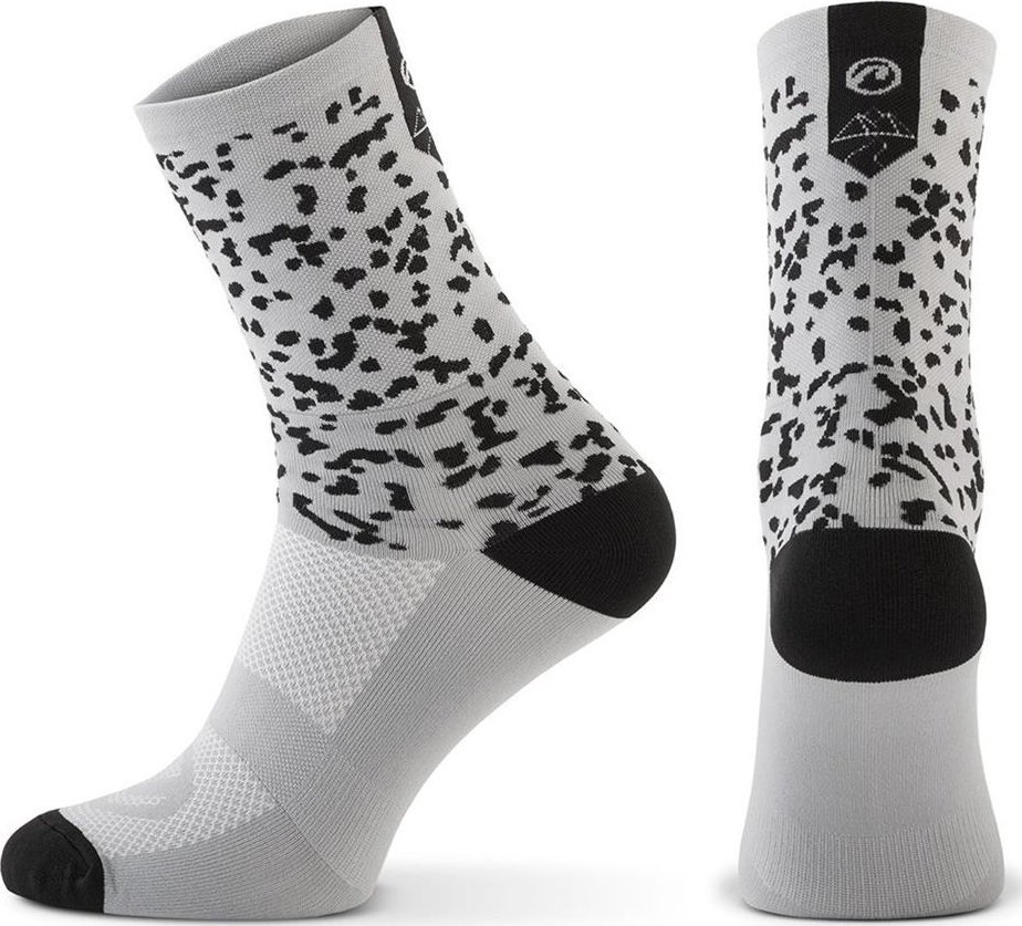Accent Skarpetki kolarskie Freak, szaro-czarne, rozmiar XL (45-46)