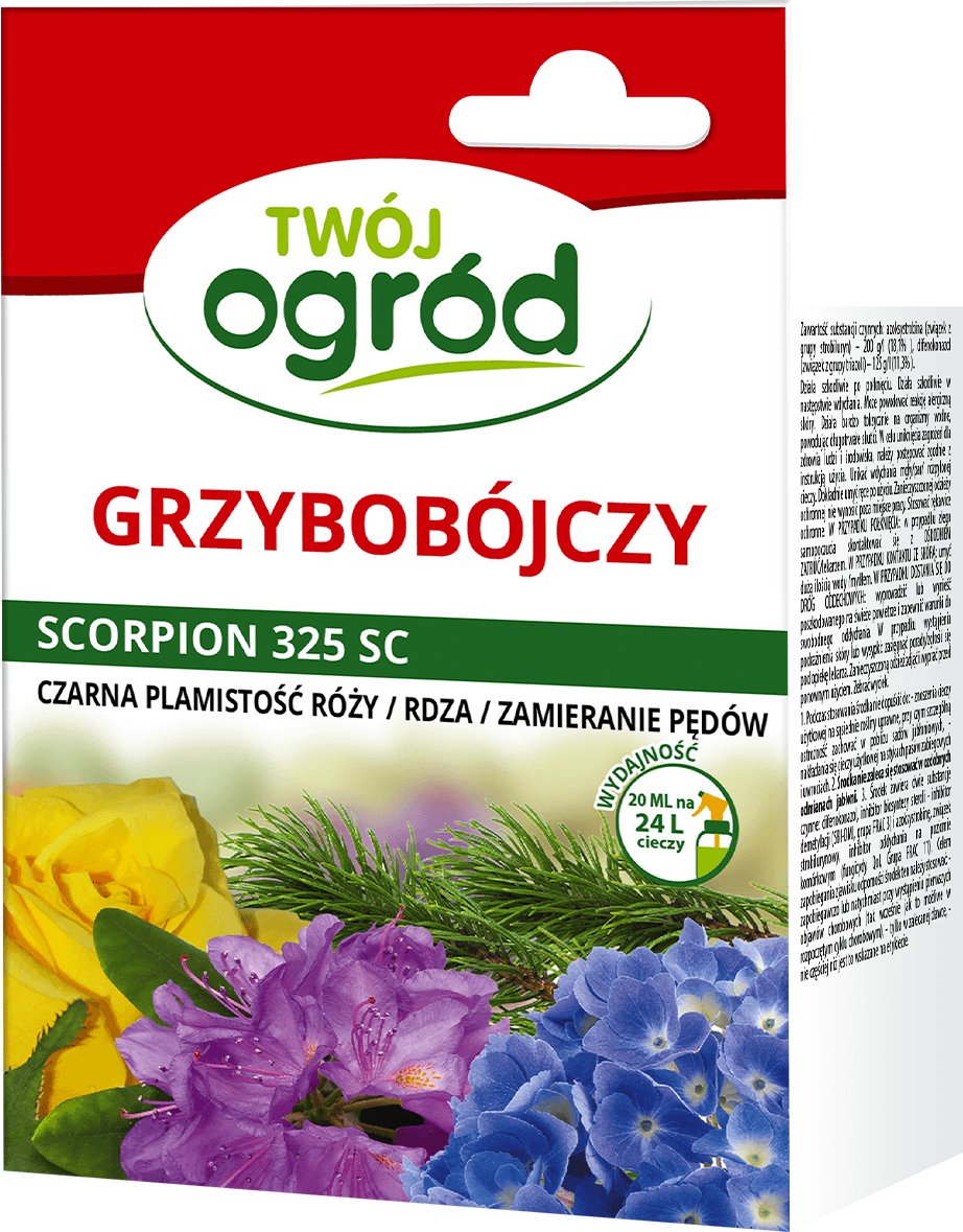 Scorpion 325 SC (azoksystrobina, difenokonazol) Twój Ogród - środek grzybobójczy 20ml
