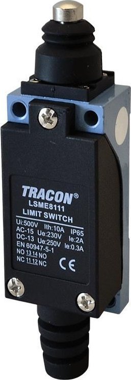 Tracon Electric Łącznik krańcowy z trzpieniem i zderzakiem LSME8111