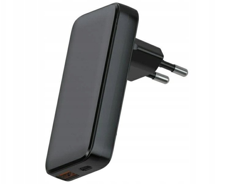 Beline Ład. siec. 1x USB-C + 1x USB 65W czarna /black (only head) PD 3.0 + QC 3.0 BLN2CW65