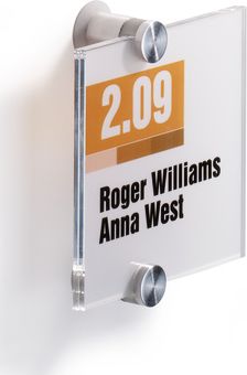 Durable TABLICZKA INFORMACYJNA 105 X 105 MM DURABLE CRYSTAL SIGN