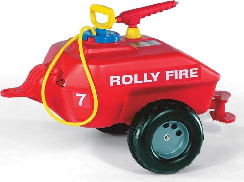 Rolly Toys Trailer Przyczepa Cysterna do traktora Straż pożarna 5l
