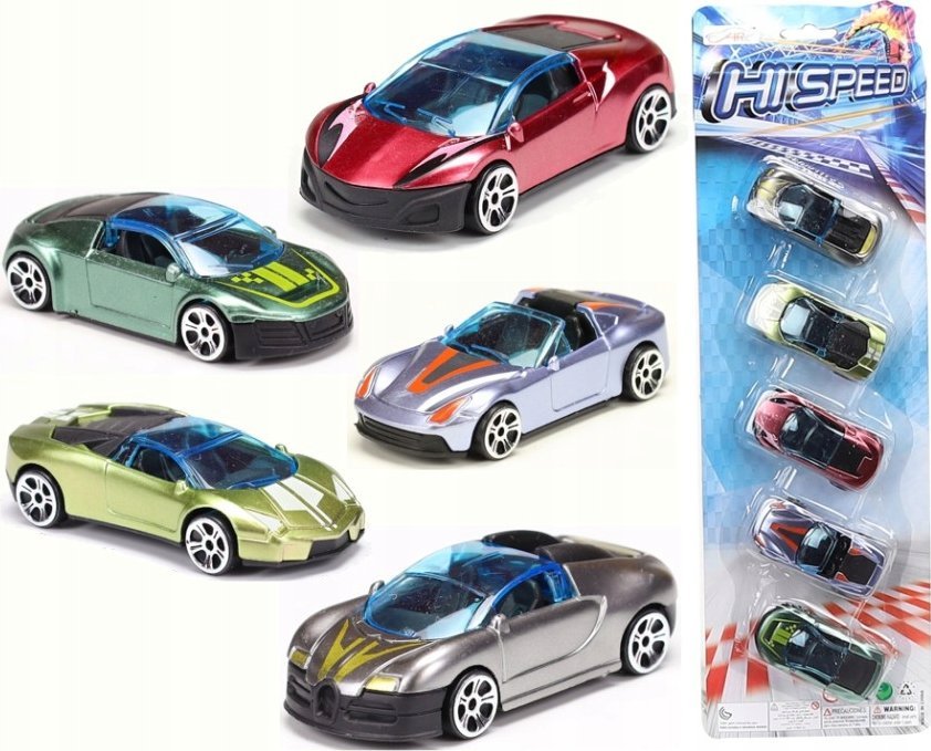 Dromader Samochód sportowy 5 szt zestaw na blistrze 1323195