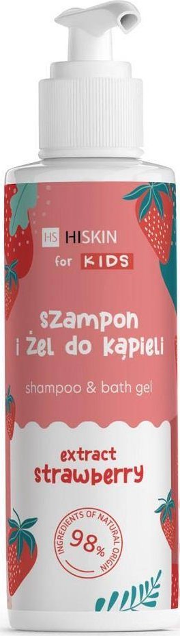 HiSkin HiSkin Kids szampon i żel do kąpieli Truskawka 280ml