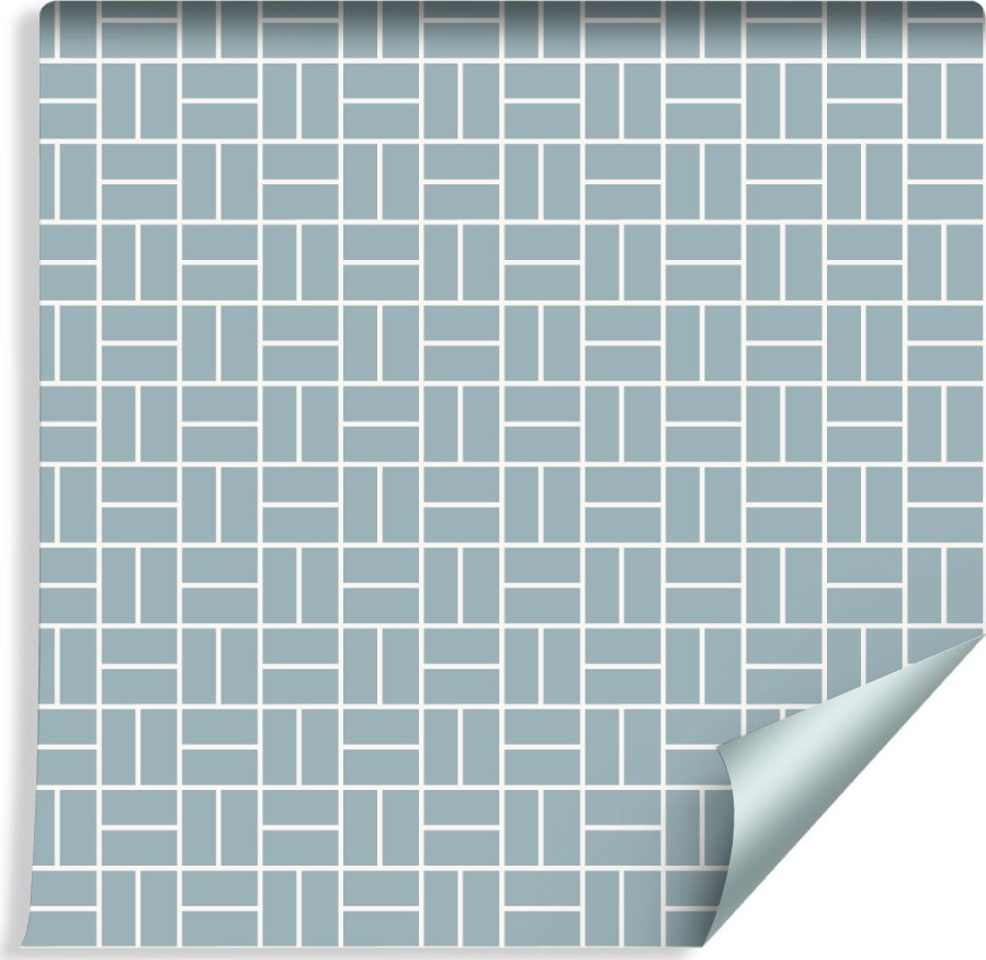 Muralo Tapeta Wzór Geometryczny w Stylu Retro