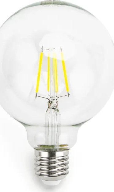 Aigostar Żarówka LED Filament Przezroczysta G95 E27 4W Żarówka LED Filament Przezroczysta G95 E27 4W