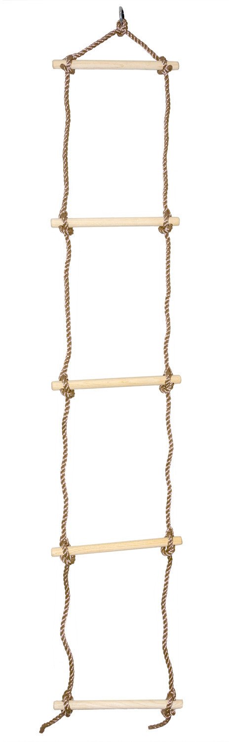 Drabinka linowa 5 szczebli 1 pkt zawieszenia na place zabaw