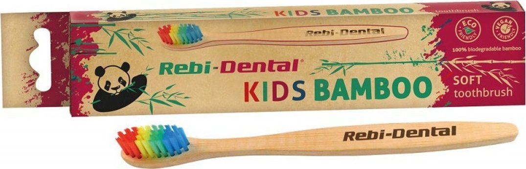 Mattes Rabi-Dental Szczoteczka Do Zębów Dla Dzieci Z Bambusa M64
