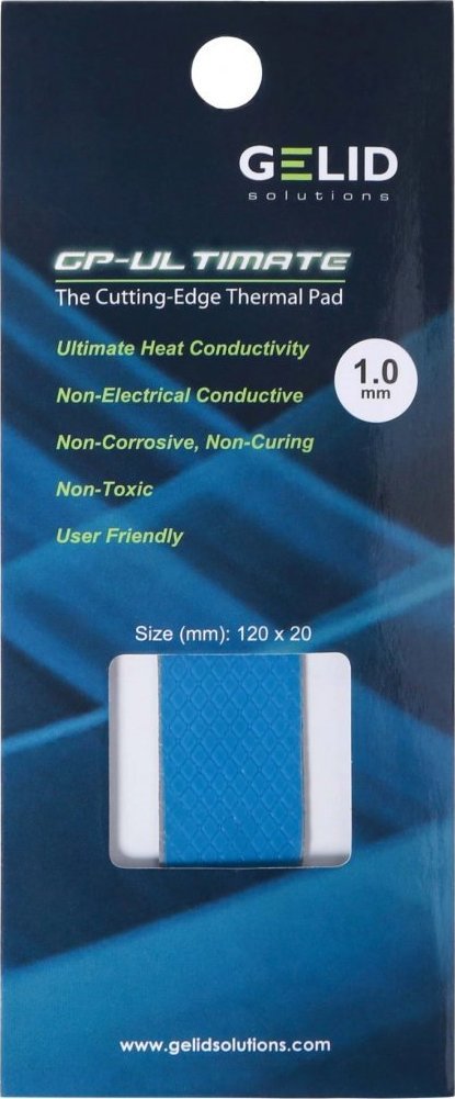 Gelid Gelid GP-Ultimate thermalpad 120x20x1mm TP-GP04-R-B