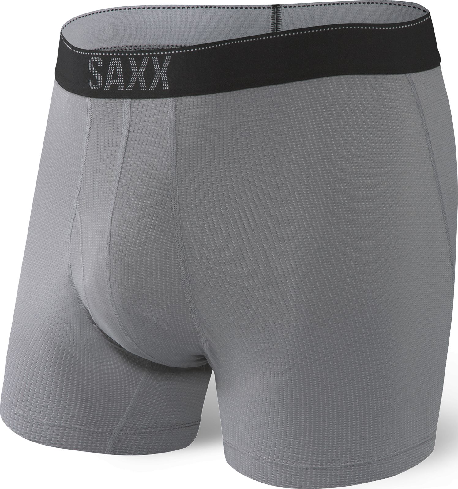 SAXX QUEST BOXER BR FLY DARK CHARCOAL II S