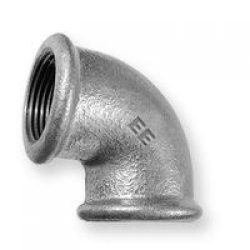 Odlewnia Zawiercie Kolanko 90 stopni 1'' ocynkowane (5907791601827)
