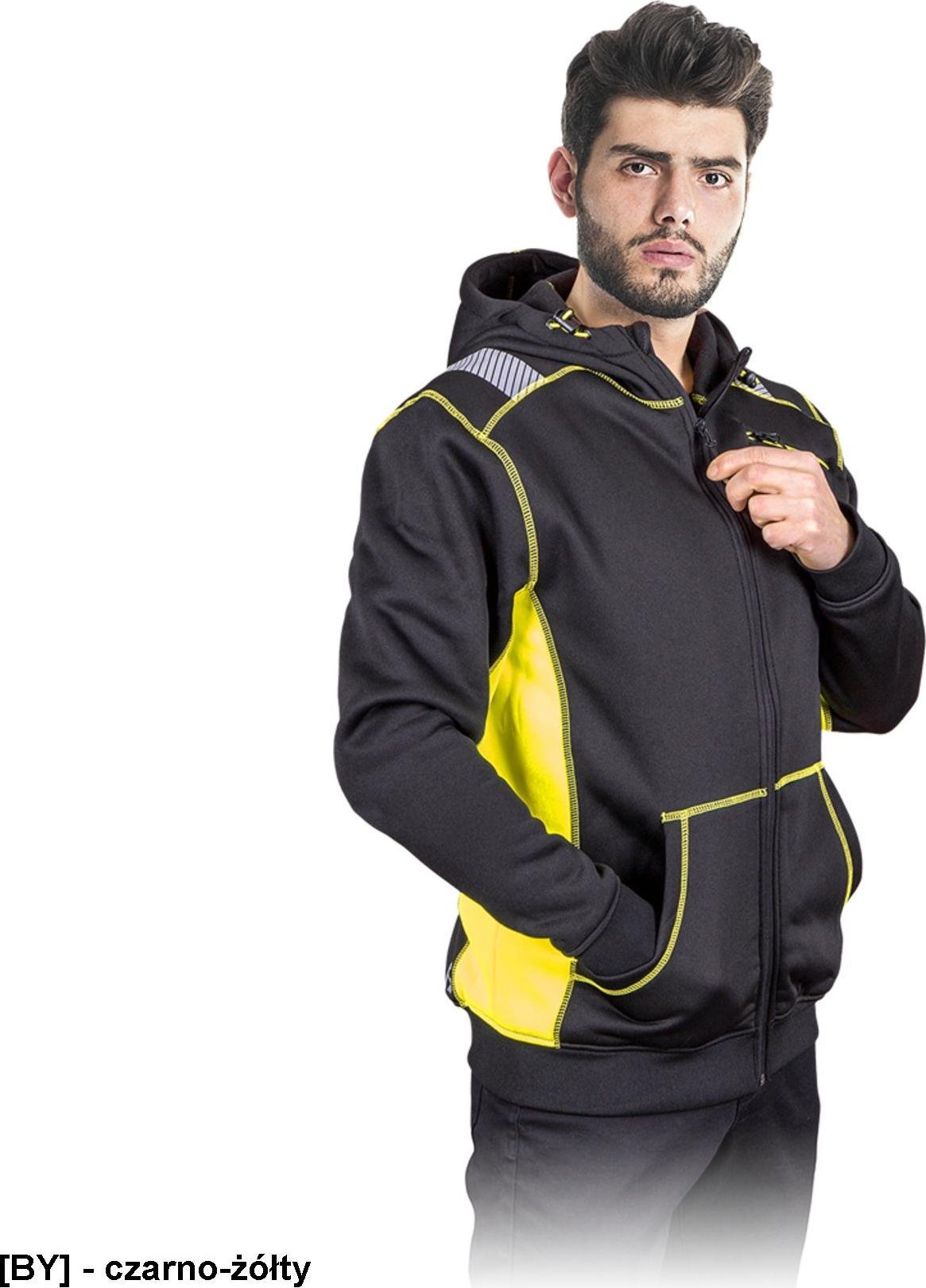 Leber&Hollman LH-TROTTEL - bluza ochronna zapinana na suwak, zakończona ściągaczem 2XL