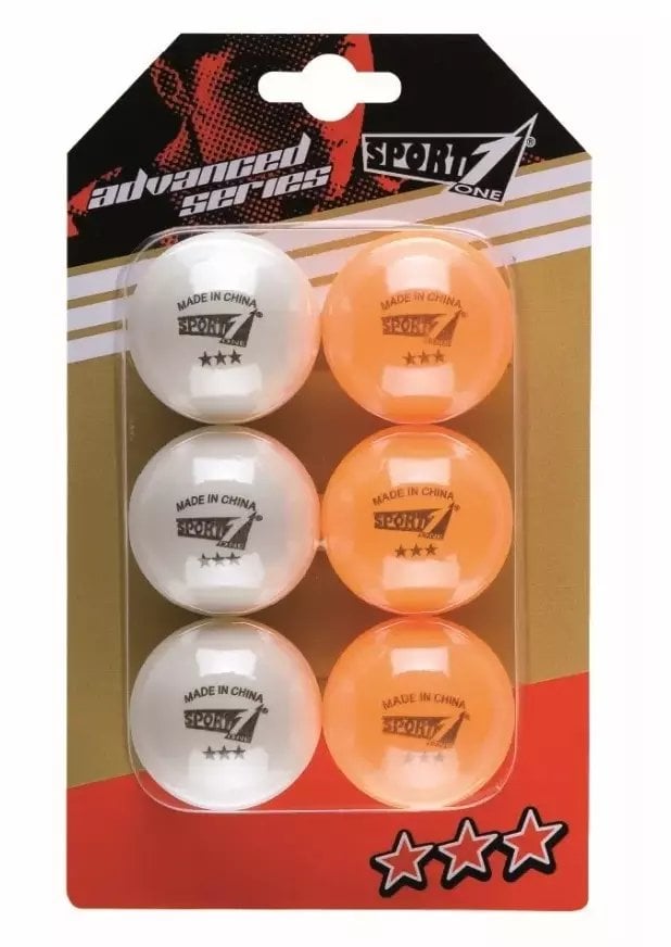 Vrige Sport1 piłki do tenisa stołowego 40mm ''Advanced 3 star'' (6 szt.)