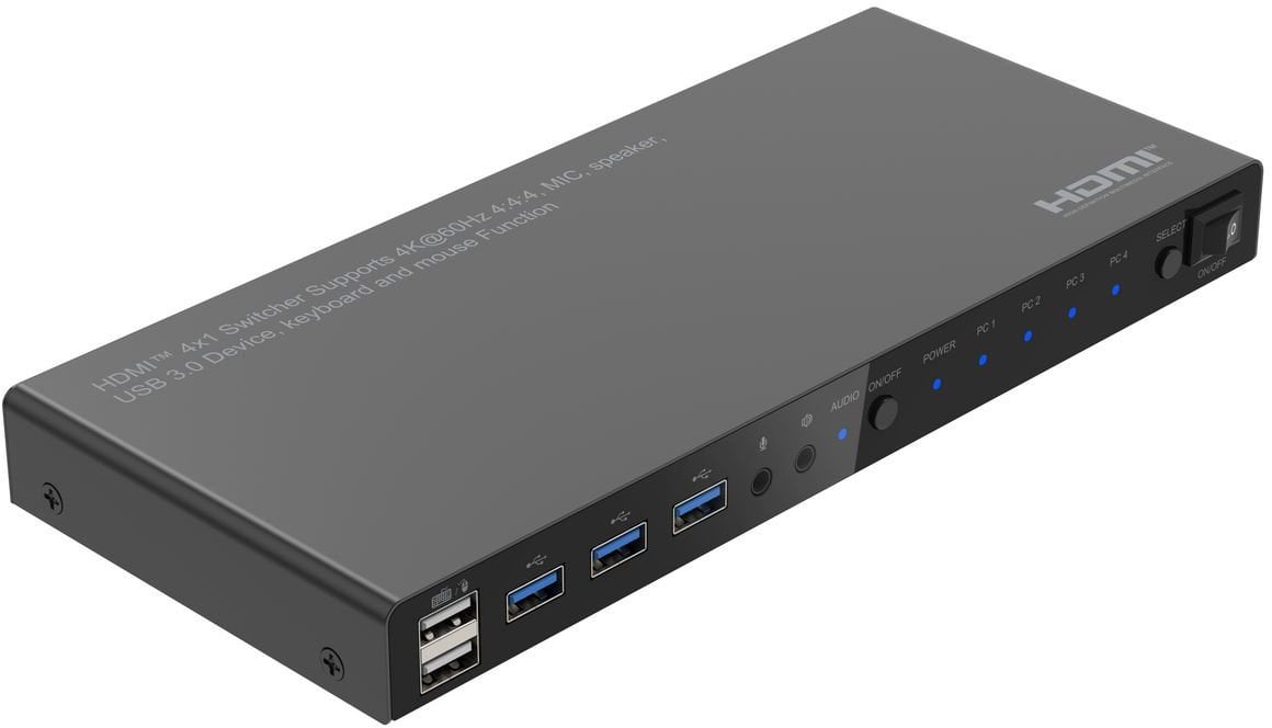 Microconnect MC-HDMIKVM0401-USB3-4K bez kategorii