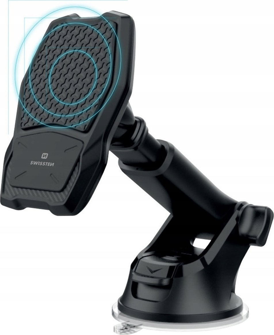 Sourcing Swissten WM1-HK2 Holder With Wireless Charging + Micro USB Cable 1.2m Black