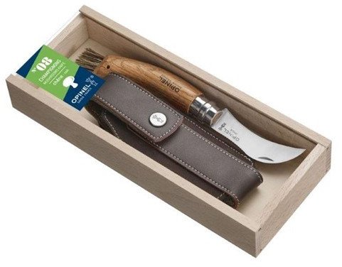 Opinel ąžuolinis peilis grybavimui su dėklu