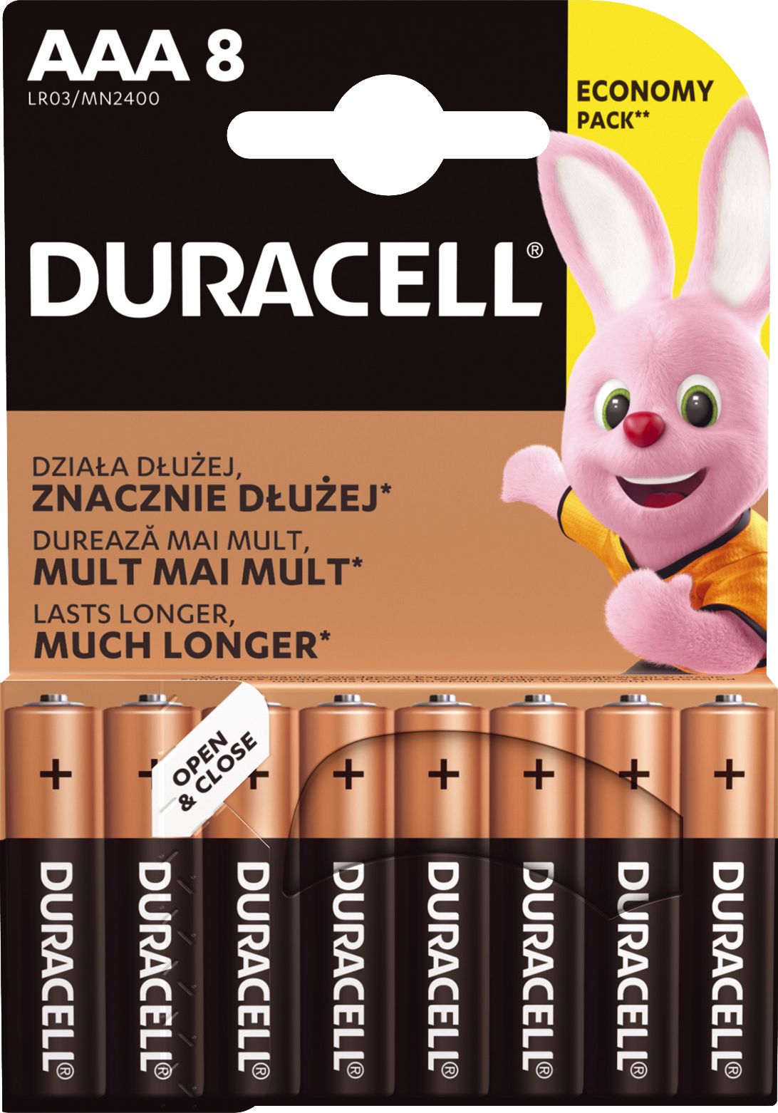 Duracell Bateria Basic AAA / R03 8 szt.