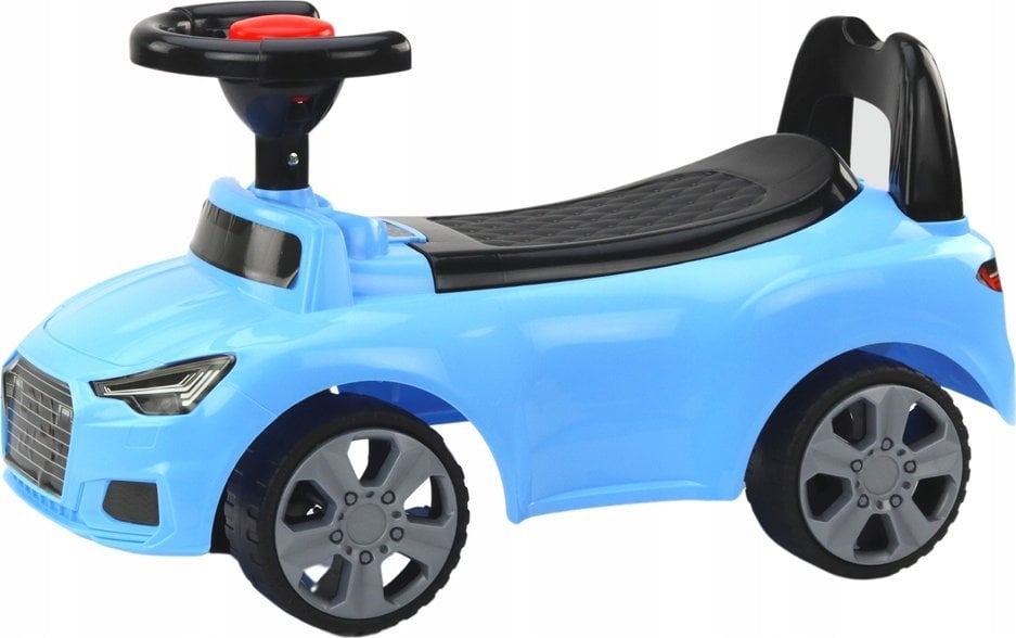 Jeździk Samochód z oparciem QX-3396 Klakson Schowek Niebieski 17696