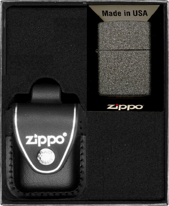 Zestaw ZIPPO Zapalniczka IRON STONE Prezentowy No3