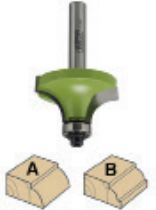 Luna Frezy zaokrąglający do drewna 32 x 16mm (210091005)