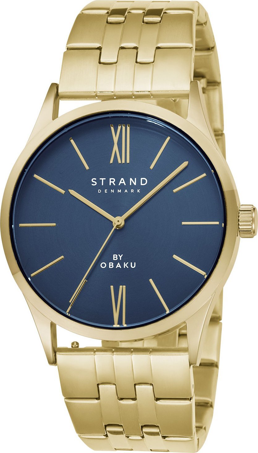 Zegarek Strand Zegarek męski Strand S720GXGLSG złoty