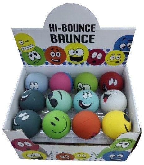 *****Piłeczka buźka 6cm 24szt/box 2001047