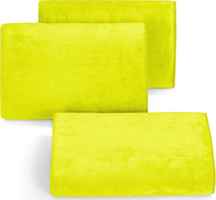 Eurofirany Ręcznik z mikrofibry AMY 80X150 limonkowy