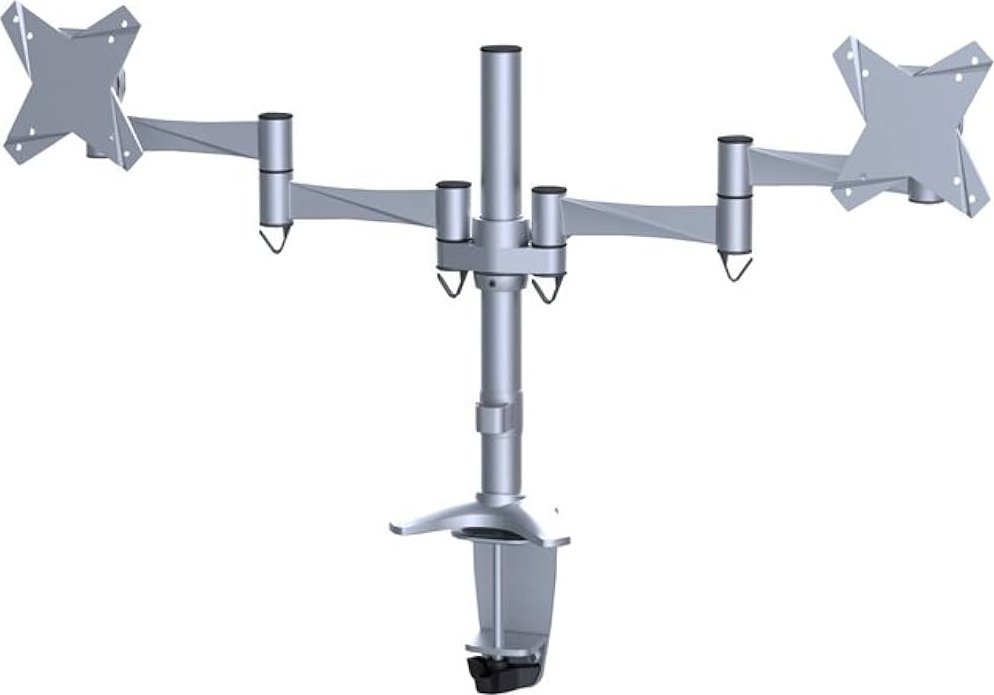 Neomounts Uchwyt biurkowy na 2 monitory 10" - 27" (FPMA-D1330DSILVER)