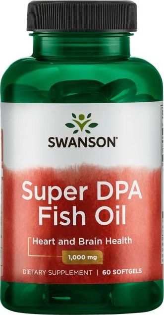 Swanson Swanson - Super DPA, Olej Rybny, 60 kapsułek miękkich
