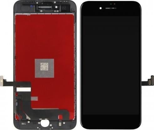 Renov8 Display LCD & Touch Screen for iPhone 8 Plus (LG) + Glass & Flat cable (OEM) - Black