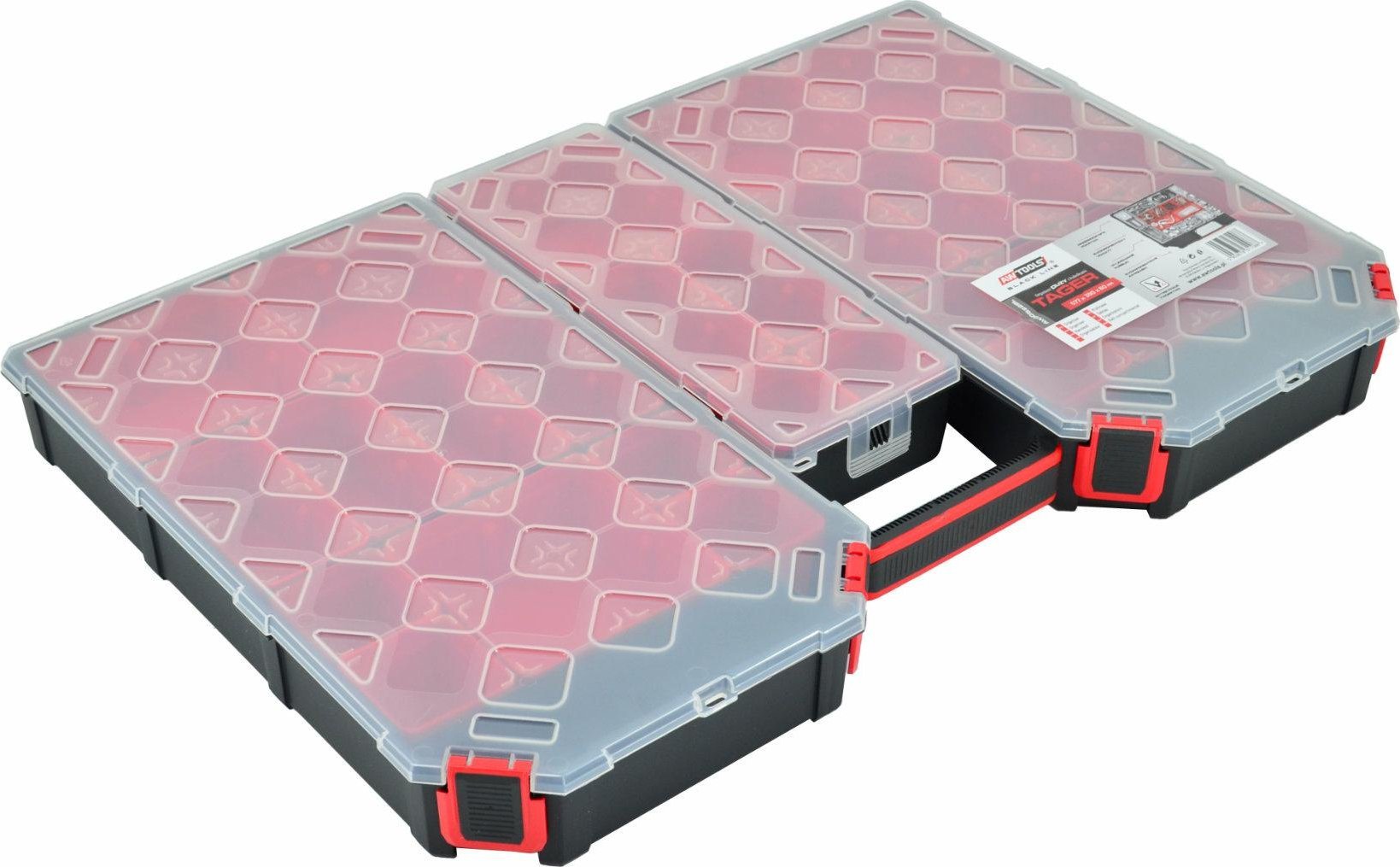 AWTools AWTOOLS ORGANIZER TAGER DUŻY Z KUBEŁKAMI 577x390x60mm