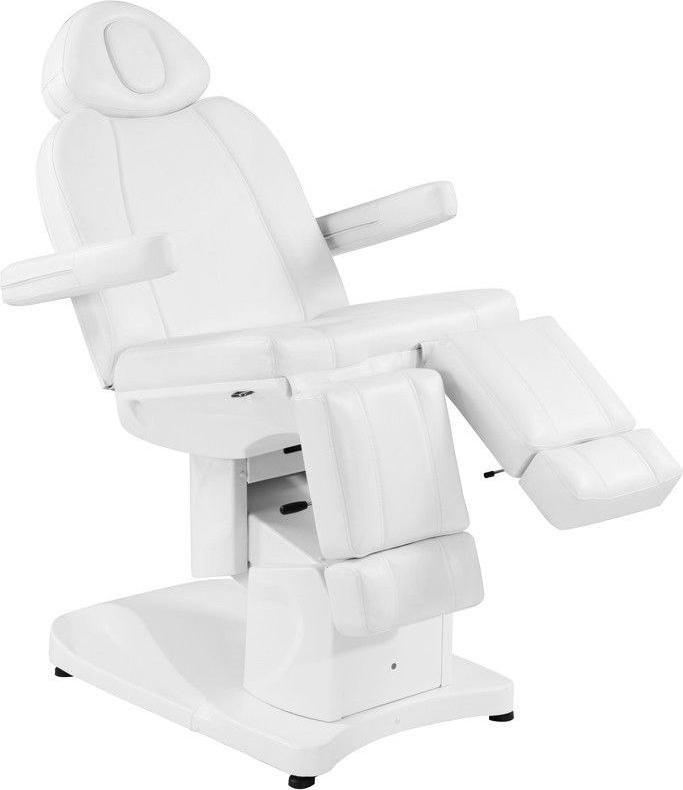 FOTEL KOSMETYCZNY ELEKTR. AZZURRO 708AS PEDI 3 SILN. BIAŁY