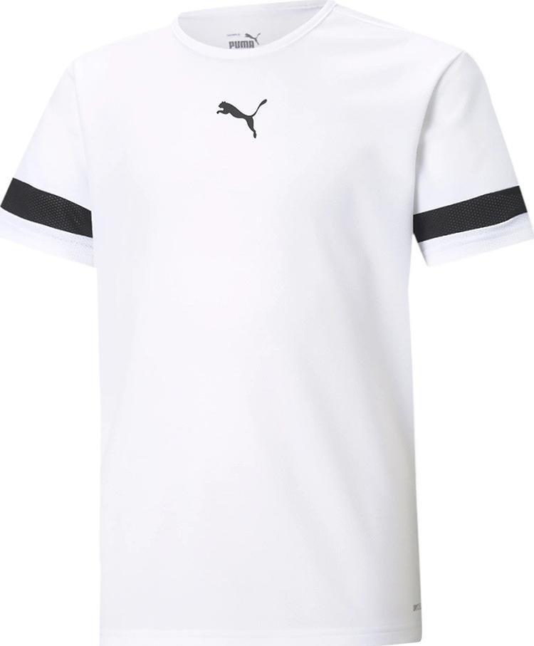 Puma Koszulka dla dzieci Puma teamRISE Jersey Jr biała 704938 04 : Rozmiar - 164cm