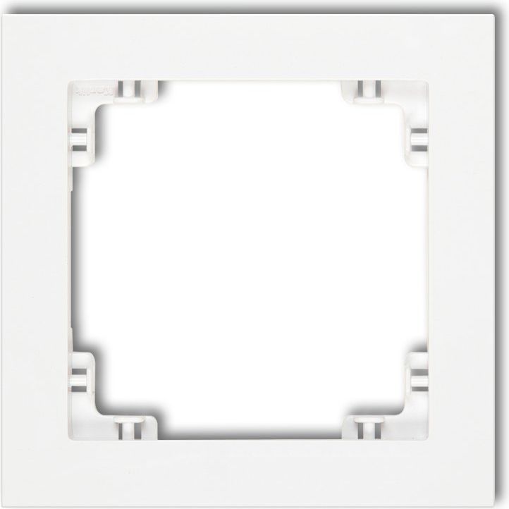 Karlik Ramka uniwersalna pojedyncza DECO białe (DR-1)