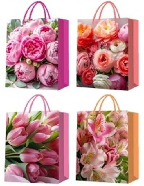 Torba prezentowa Kwiaty MIX