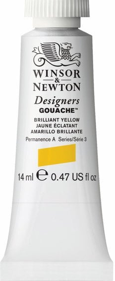Designers Gouache 14ml Brilliant Yellow 055
