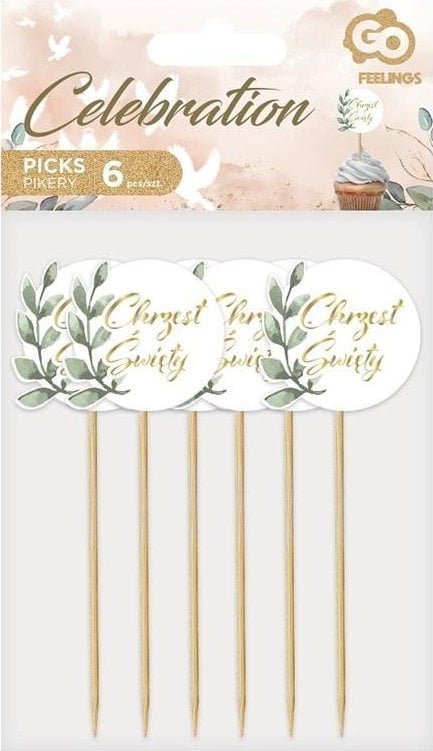 GoDan Pikery Chrzest Święty listki 6szt