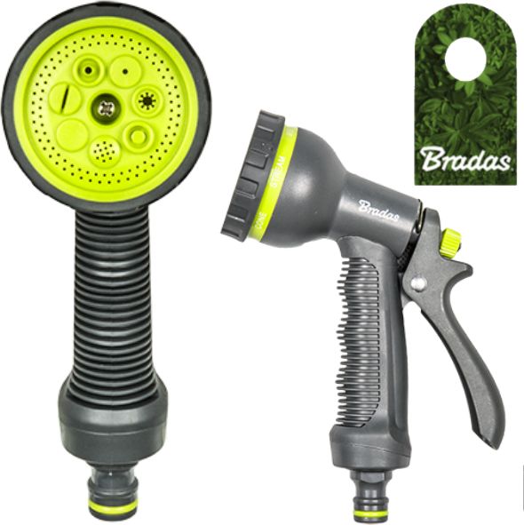 Bradas Pistolet ogrodowy 7 funkcyjny LIME LINE SOFT LE-5102 BRADAS 2105