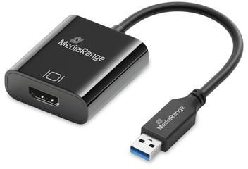 Adapter AV MediaRange USB-A do HDMI konwerter Audio i Wideo, 20cm sw