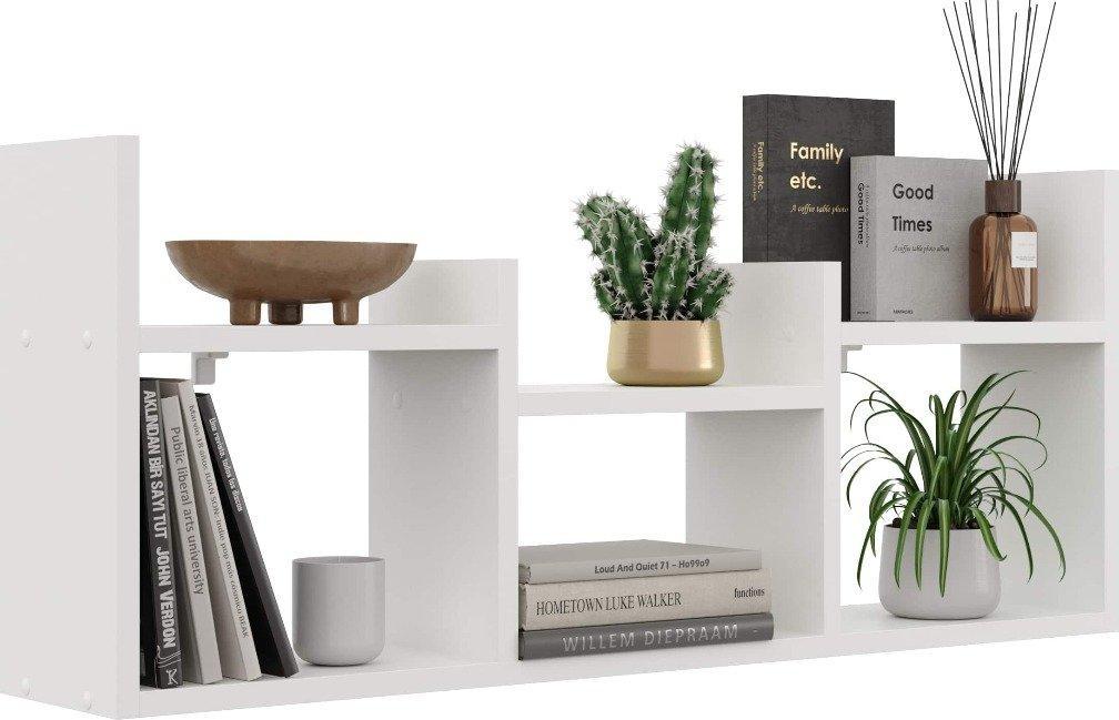 KROKUS Półka ALESIA 5 biała