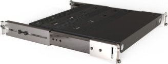 SCHROFF Wysuwana półka SCHROFF 19 do Varistar, Novastar, Eurorack, 70 kg, RAL 7021, 553W 600D