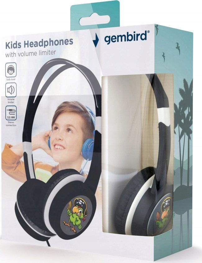 Słuchawki Gembird Słuchawki dla dzieci z ogranicznikiem głośności