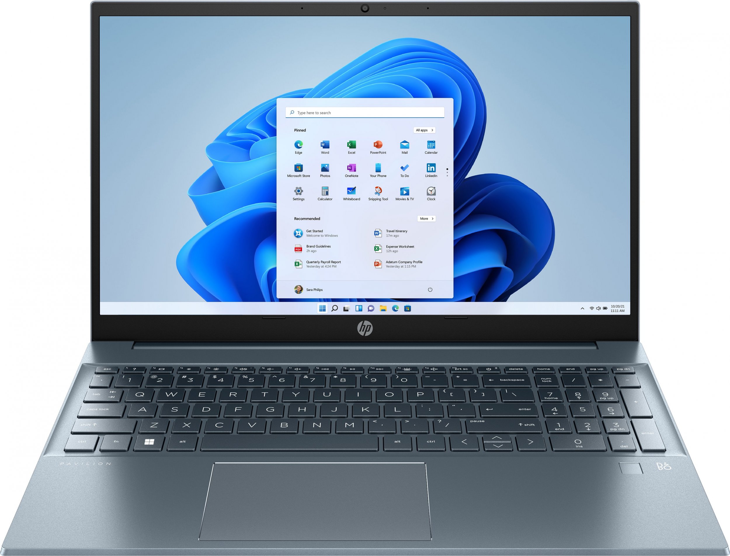 Laptop HP Laptop HP Pavilion 15-eh2224nw / 715A8EA / AMD Ryzen 7 / 16GB / SSD 1 TB / AMD Radeon / FullHD / Win 11 / Niebieski