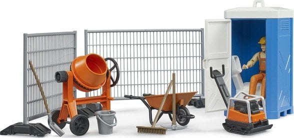 Bruder brother bworld construction site set, backdrop