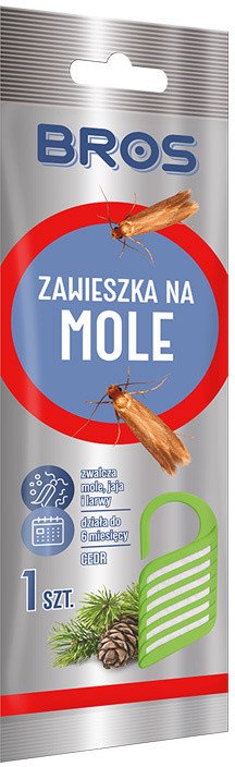 Bros Zawieszka na mole odzieżowe cedrowa 1 szt.