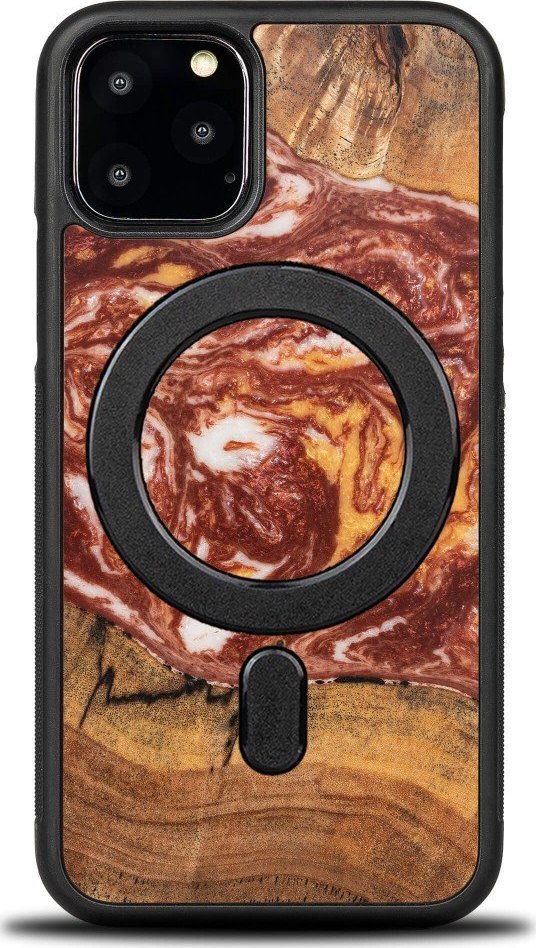 BeWood Etui Bewood Unique na iPhone 11 Pro - Planets - Mars z MagSafe